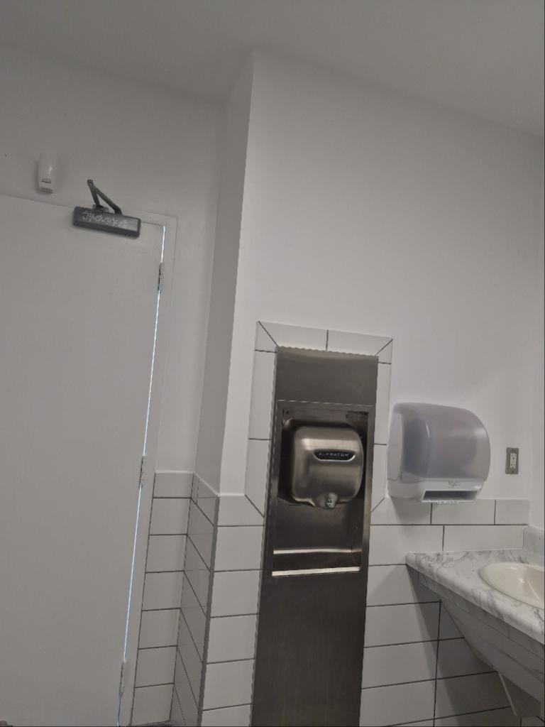 Mid Michigan Builders XLERATOR hand dryer installation
